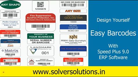 speed    design barcode labels easily  speed    erp software youtube