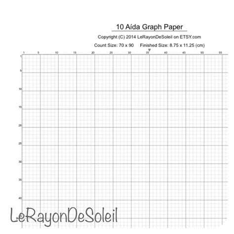 graph paper printable  count cross stitch grid