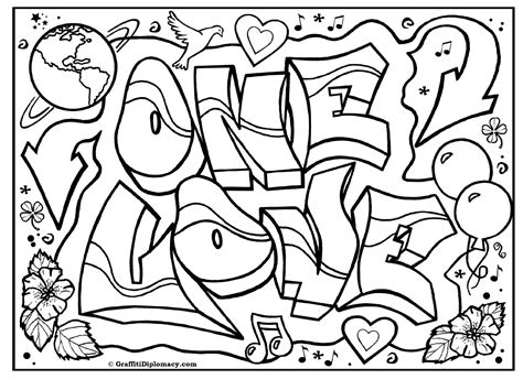 graffiti coloring pages  teenagers  getdrawings
