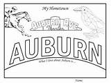 Auburn January sketch template