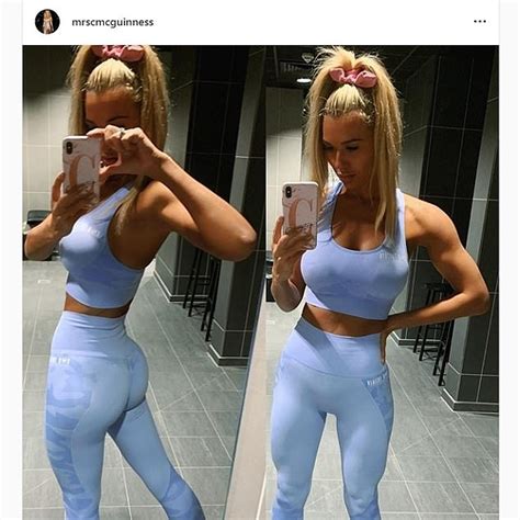 christine mcguinness shows off her incredible frame in gym gear daily