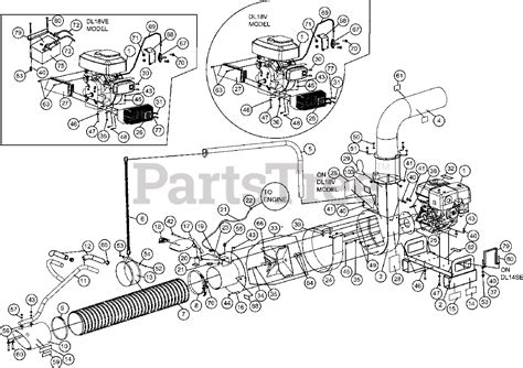 billy goat parts   parts assembly diagram  dl  se billy goat debris loader vacuum