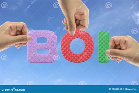 hand arrange alphabet boi  acronym board  investment  thai stock