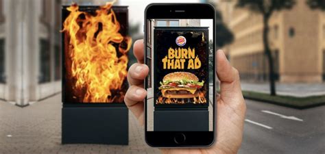 burger king uses augmented reality to burn that ad digitally