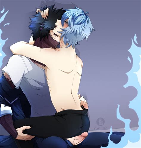 Rule 34 Burn Scar Clothed Sex Cock Cock Piercings Dabi Gay Male Only