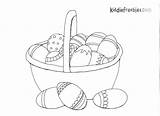 Coloring Easter Basket Pages Egg Popular Library sketch template