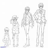 Body Boy Drawing Manga Sketch Anime Easy Outline Male Girl Female Standing Step Drawings Simple Human Reference Boys Sketches Clothes sketch template