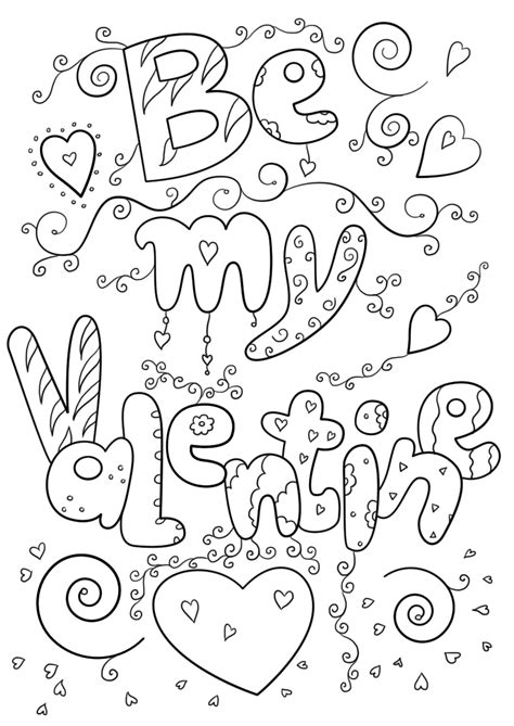 february coloring pages  preschoolers