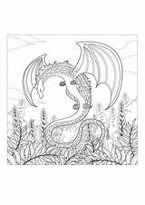 Coloring Pages Monster Adults Dragon Dragons Legends Adult Myths Books Monsters Unicorn Do Trust Colour Printable Space Beautiful Templates sketch template