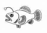 Fish Coloring Angler Pages Sea Cute Saltwater Fishing Detailed Kids Colouring Color Animal Printable Boat Adults Getcolorings Getdrawings Very Print sketch template