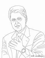 Clinton Coloring Pages President Hillary William Getdrawings Printable Getcolorings sketch template