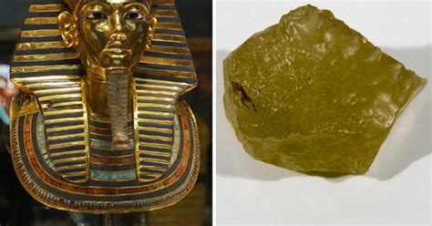 ancient egyptian king tut s strange yellow jewellery mystery solved