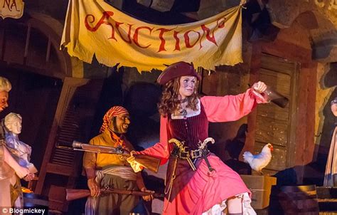 magic kingdom opens pirates of the caribbean ride with female pirate