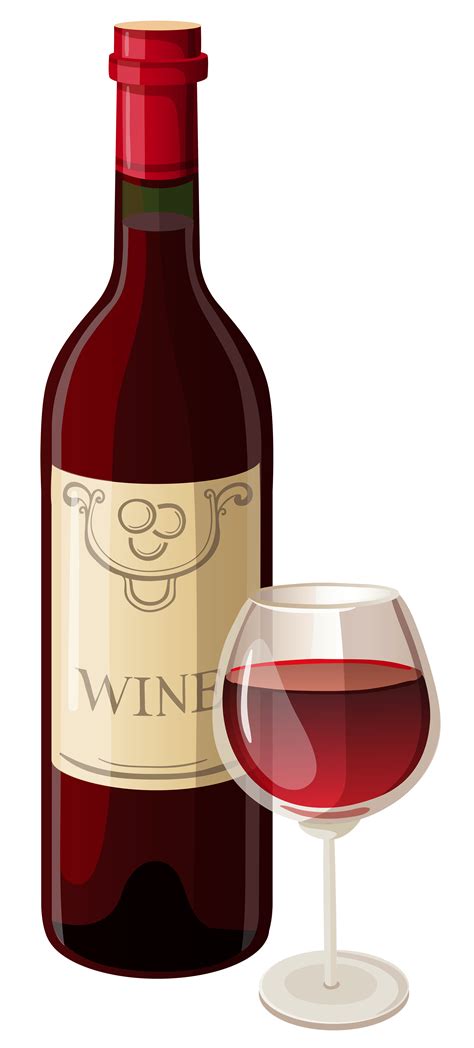 Wine Glass And Bottle Clip Art Cliparts