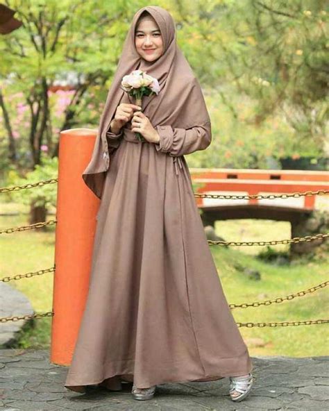 gamis syar model baju gamis terbaru lebaran  hijab muslimah