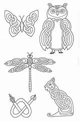 Celtic Coloring Animals Pages Designs Inspired Adult sketch template