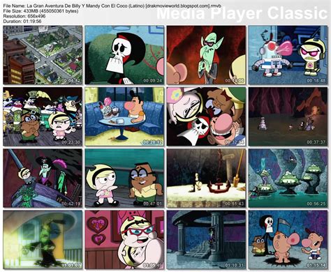 Control Paginas La Gran Aventura De Billy Y Mandy Con El Coco Billy