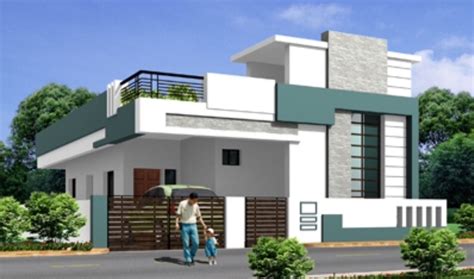 front elevation village  cost simple home design