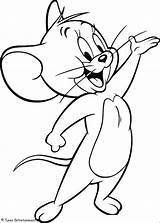 Tom Jerry Coloring Pages Cartoon Character Characters Kids Printable Sheets sketch template