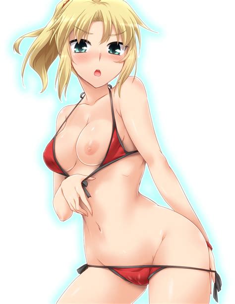 yoshi tama mordred fate mordred fate apocrypha mordred swimsuit