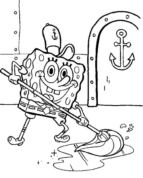 spongebob squarepants coloring pages books    printable