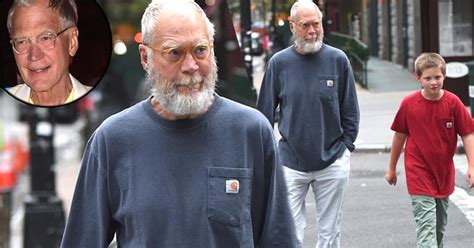 Stubble Trouble Bearded David Letterman Is Nearly Unrecognizable On