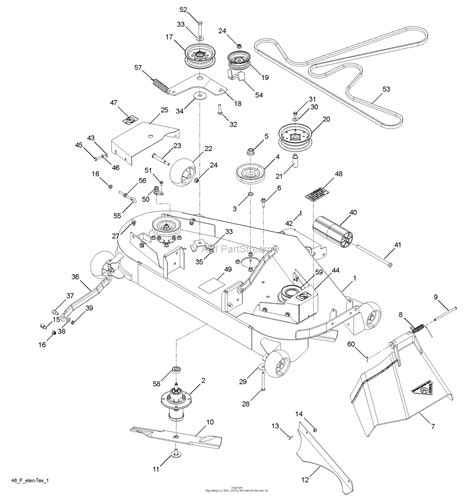 husqvarna yth    ls    parts diagram  mower deck
