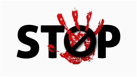 stop harassment sign  vector art  vecteezy