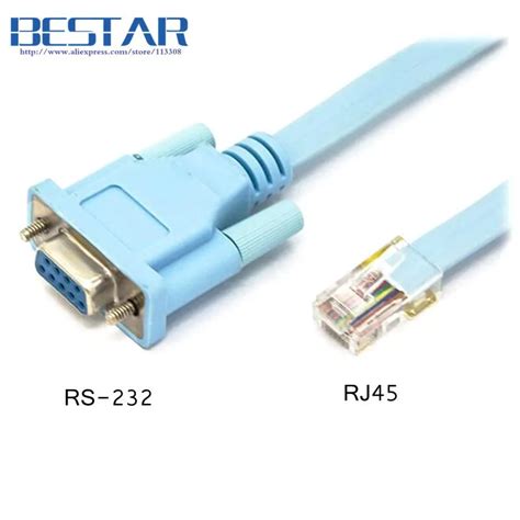 rs  rs db  rj rj  serial network router modem console flat cable connector rj rs