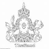 Coloring Pages Diversity Thailand Cultural Getcolorings Getdrawings Landmark Color Colorings sketch template