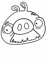 Coloring Pages Angry Birds Mustache Pig Moustache Walrus Bird Drawing Face Getdrawings Children Pigs Getcolorings Print Clipartmag Colorings Color Popular sketch template