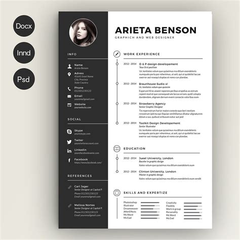 graphic designer   creative resume zipjob