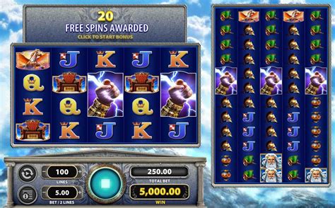 zeus  slots  exciting high payout slot game play