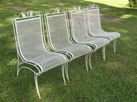 vintage wrought iron patio chairs