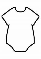Template Onesie Baby Clipart Printable Clip Outline Silhouette Shower Banner Clothes Para Body Templates Cut Babies Bebe Coloring Homemade Transparent sketch template