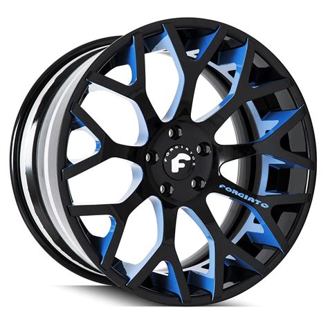 forgiato  exotic drea ecl  black blue wheels pinterest exotic wheels  cars