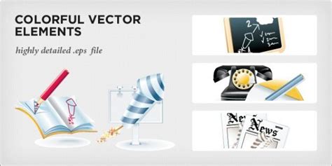 complete graphic elements vector collection  vector