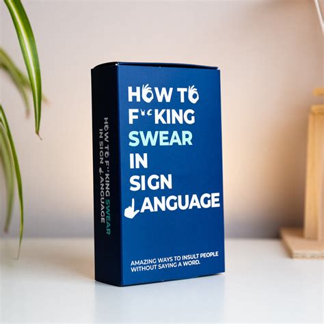How To Swear In Sign Language Firebox®