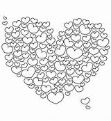Coloring Pages Printable Heart Hearts Painter Job sketch template