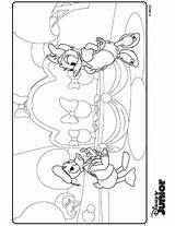 Kleurplaten Mickey Mouse Katrien Donald Zo Clubhouse Fun Kids Clubhuis sketch template