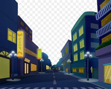 cartoon street png xpx street architecture building