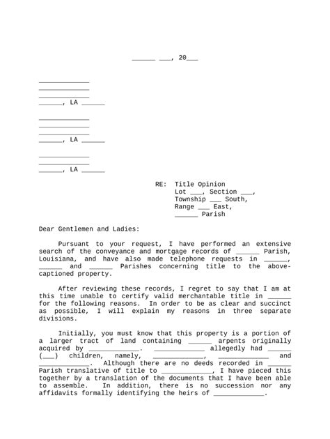 letter title opinion form fill   sign printable  template