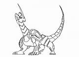 Bakugan Dragonoid Batch Vestroia Helix Drago sketch template