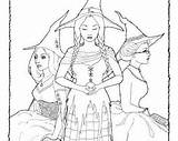Coven Coloring Pages Template sketch template