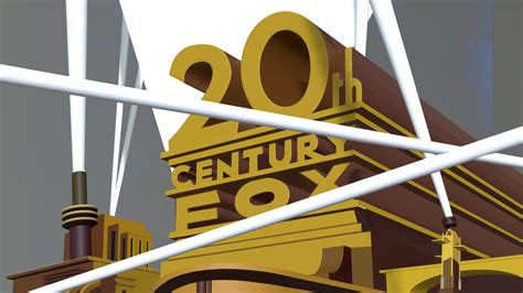 century fox logo  remake    model  lighting studios
