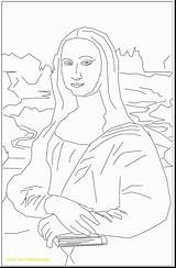 Lisa Da Mona Coloring Vinci Leonardo Pages Sculpture Printable Getcolorings Gioconda La Leonardos Print Horse Color sketch template