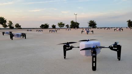 miami drone shows professional drones   sky sky elements