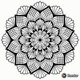 Mandala Coloring Pages Tattoo sketch template