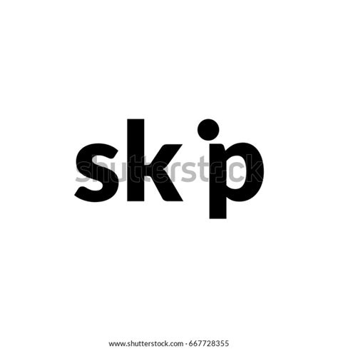 skip letter stock vector royalty   shutterstock