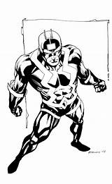 Marvel Bolt Comic Atkins Comics Robert Inhumans Super Héros Blackbolt Draw Personnages Heroes Character Coloriage Flèche Noire Drawing Bart Sears sketch template